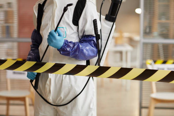Professional Hoarding Cleanup technician working in Cumberland Center, ME